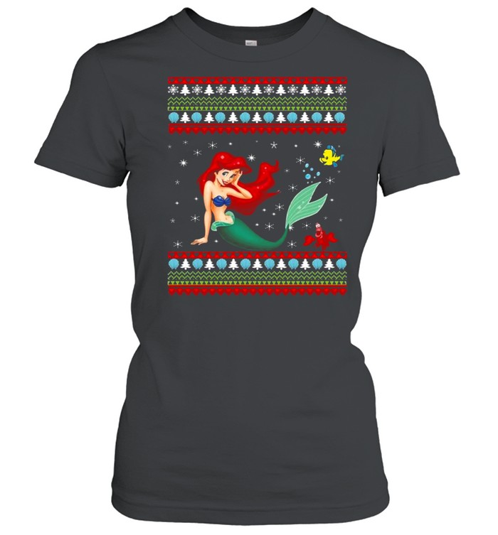 Mermaid Ugly Christmas shirt Classic Women's T-shirt
