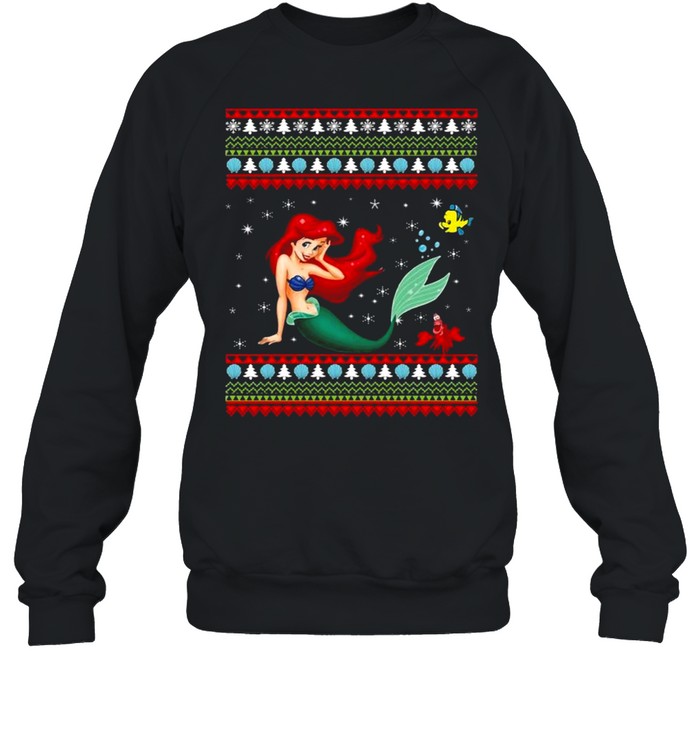 Mermaid Ugly Christmas shirt Unisex Sweatshirt