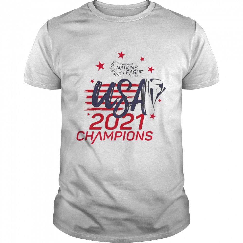 Nations League USA Concacaf Gold Cup Final Champions 2021 T-shirt