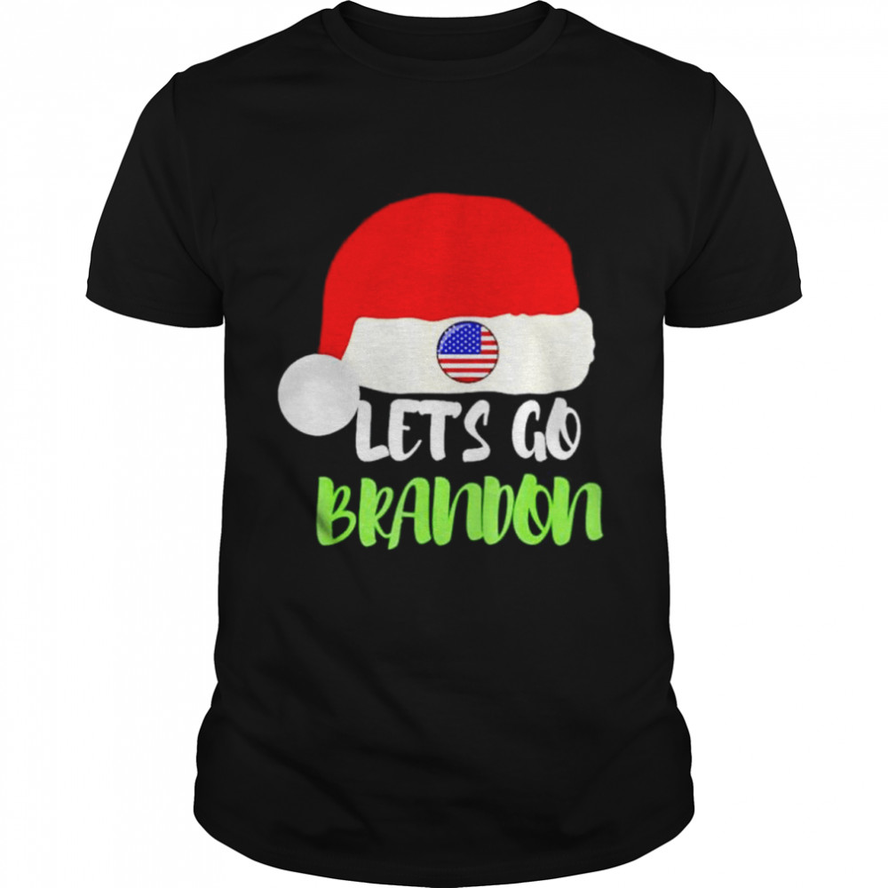 Couples Matching Christmas Lets Go Brandon shirts