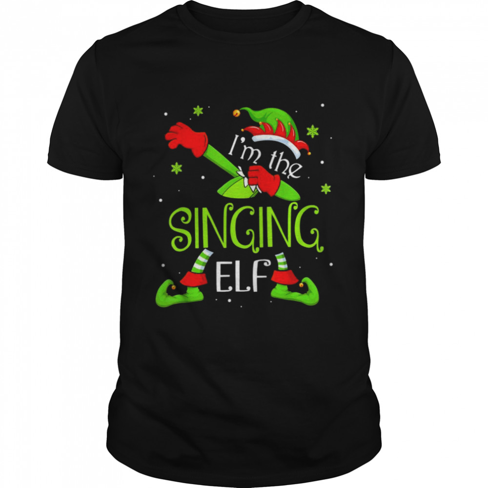 Is’m The Singing Elf Dabbing Santa Shirts