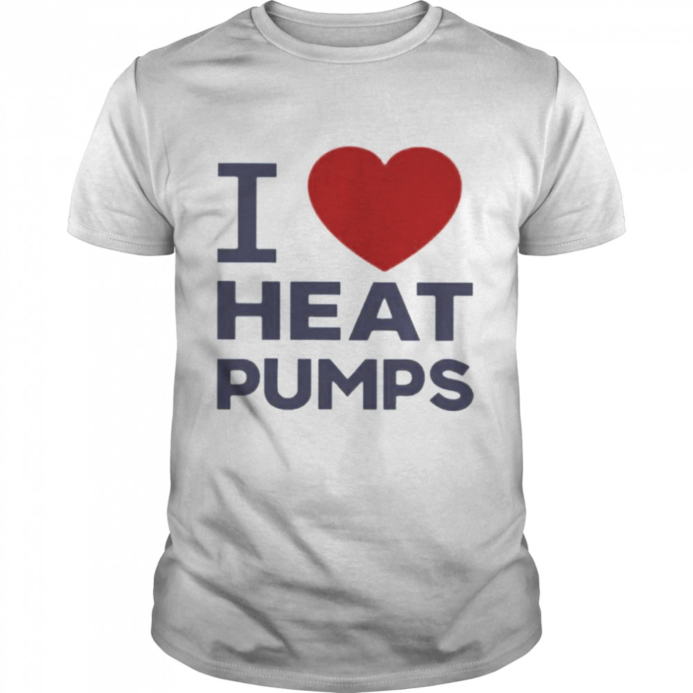 I Love Heat Pumps  Classic Men's T-shirt