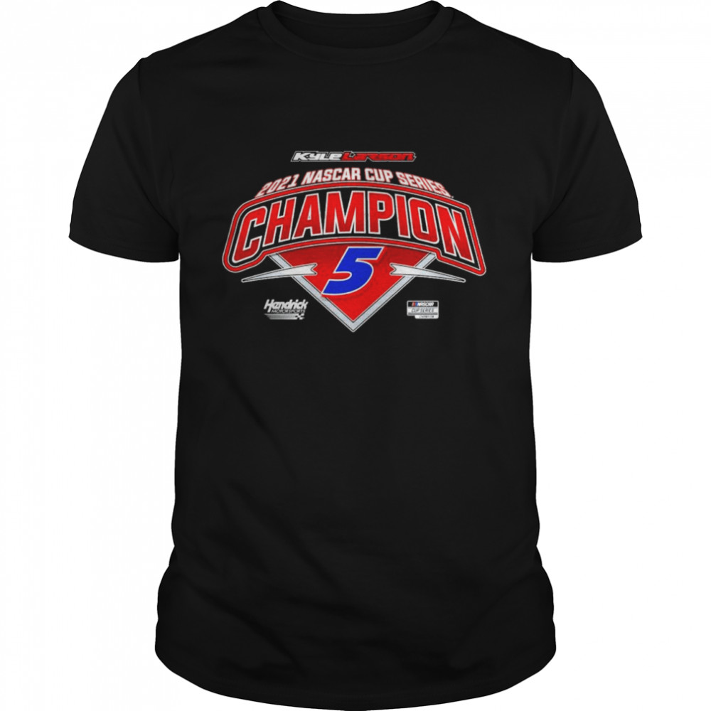 Kyle Larson Team Collection 2021 NASCAR Cup Series Champion T-Shirt s– Blacks