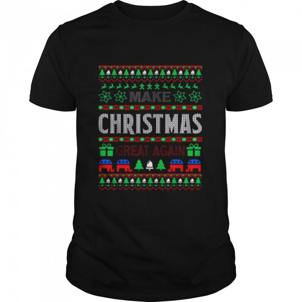 Make Christmas Great Again Trump Ugly Christmas shirt Classic Men's T-shirt