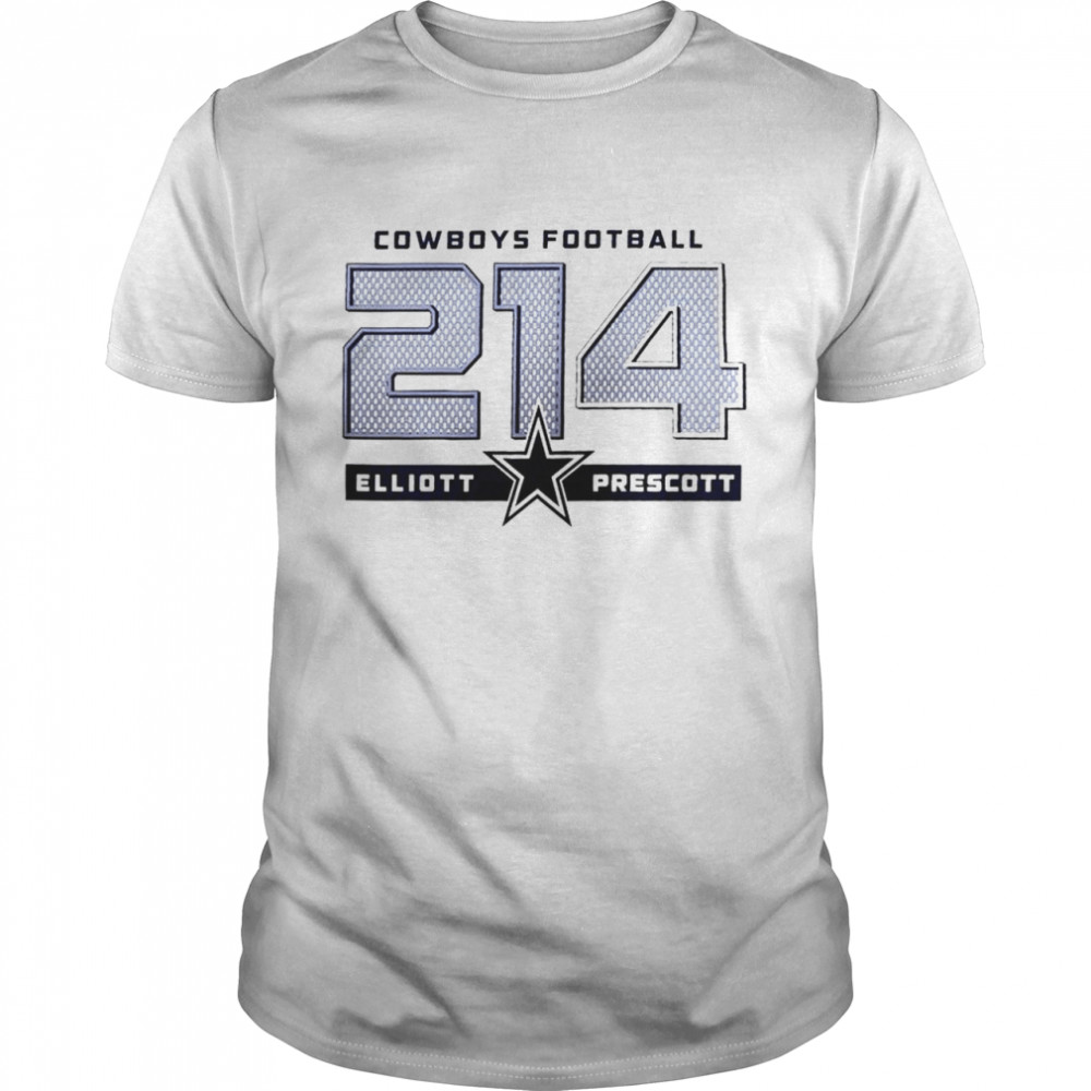 Nice dallas Cowboys Ezekiel Elliott & Dak Prescott 214 shirt Classic Men's T-shirt