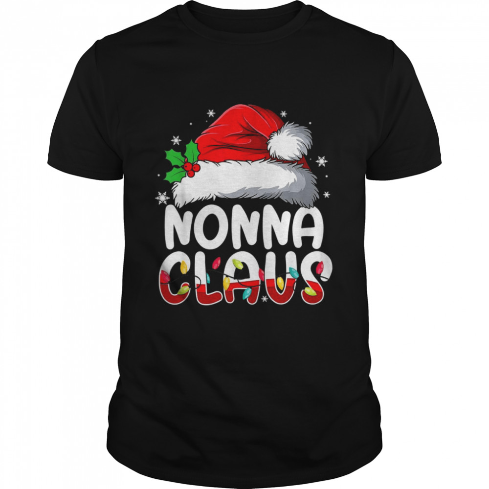 Nonna Claus Matching Family Pajamas Christmas Party Shirts