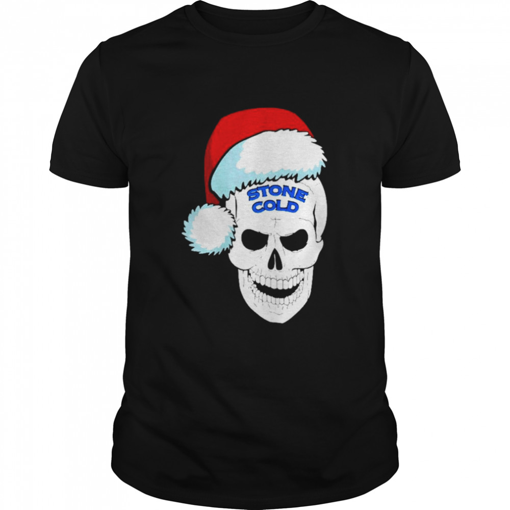 Stone Cold Steve Austin Santa Hat Skull shirts