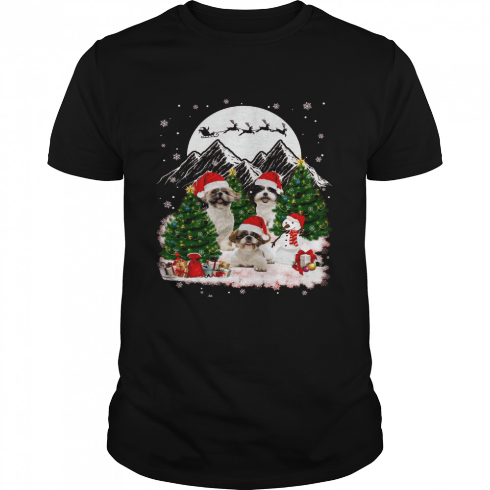 Shih Tzu Santa Christmas Shirts