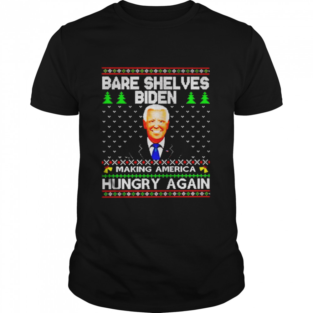 bares shelvess Bidens makings Americas hungrys agains Christmass shirts