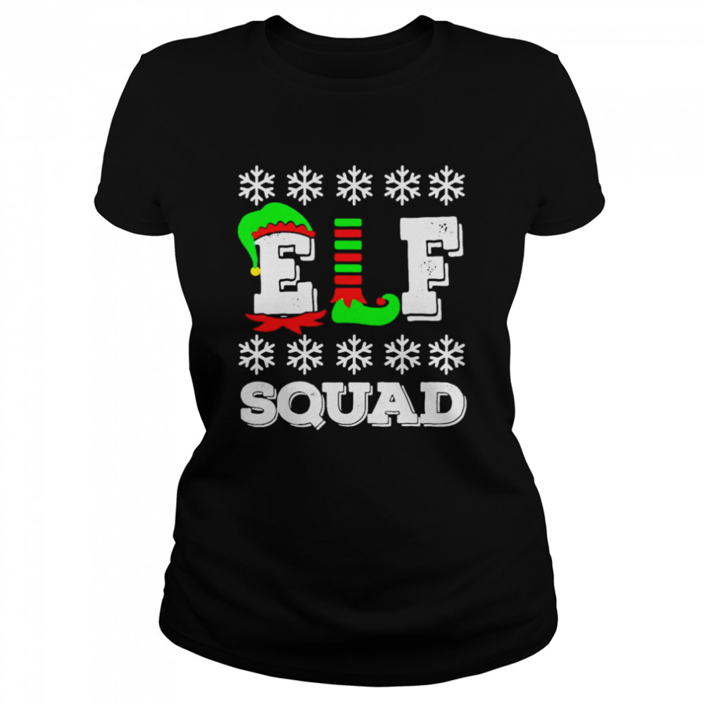 Elf Squad Matching Christmas shirt Classic Women's T-shirt