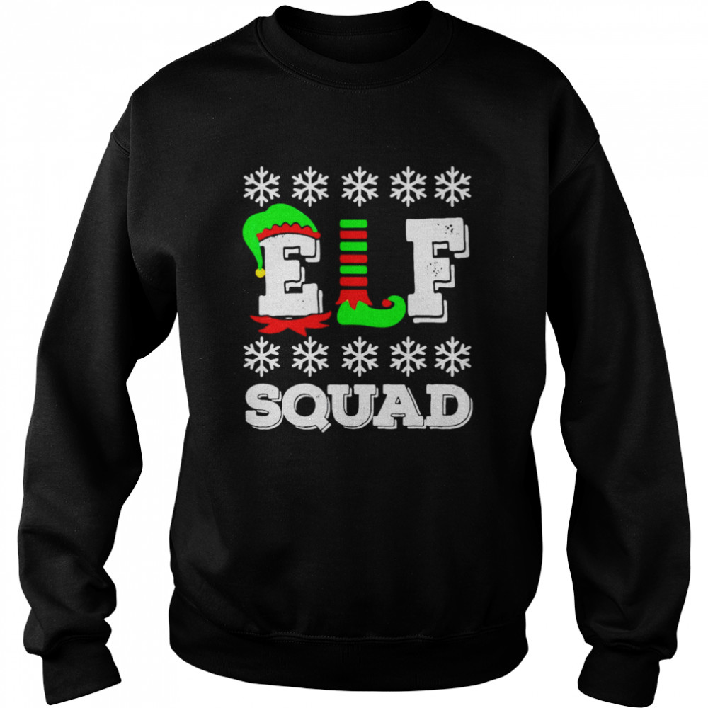 Elf Squad Matching Christmas shirt Unisex Sweatshirt
