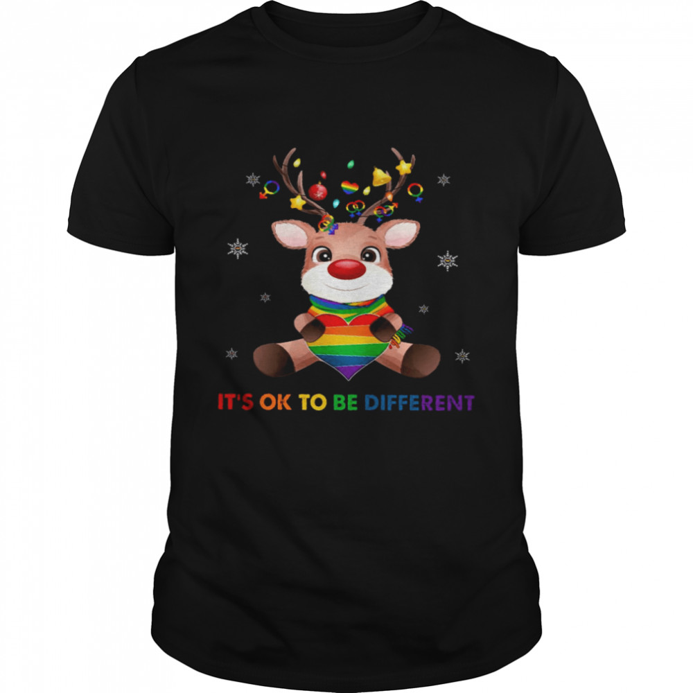 Reindeer It’s Ok To Be Different Shirt