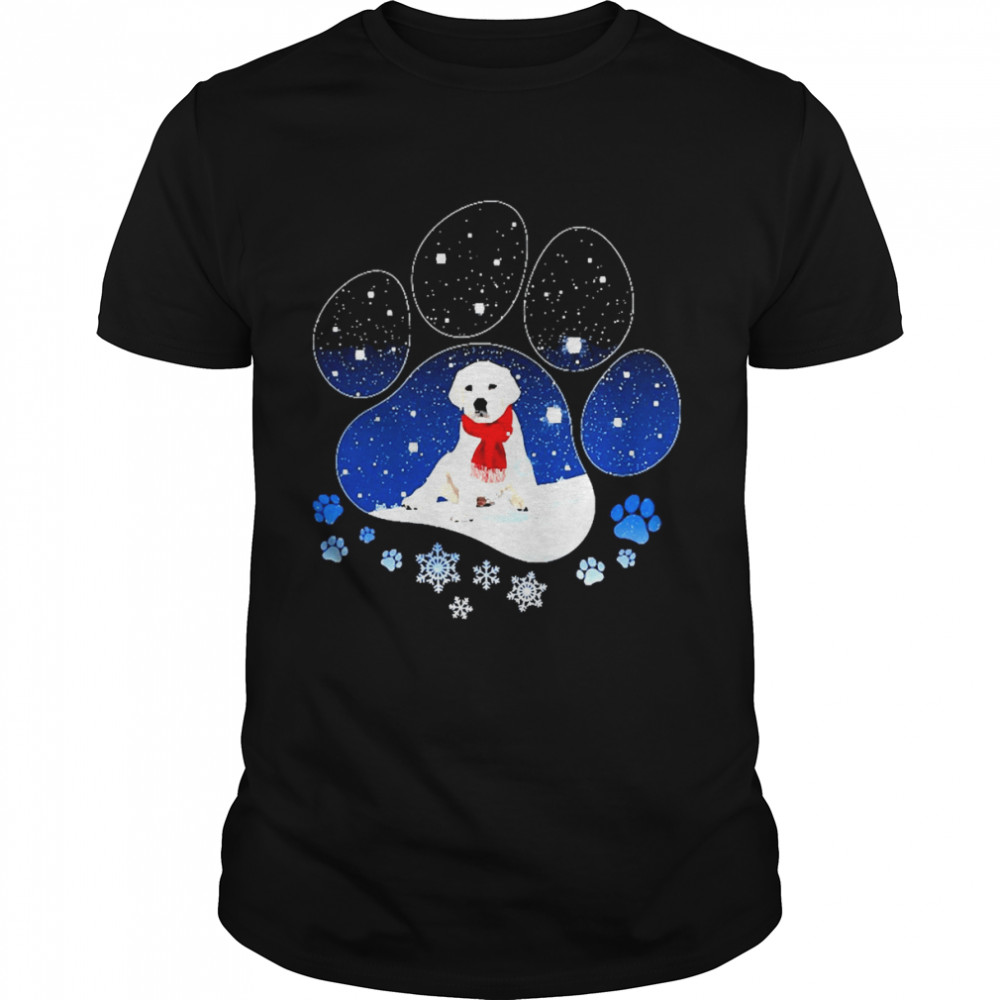 Snow Paw Yellow Labrador Pup Christmas Sweat T-shirts