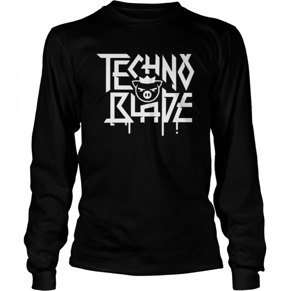 Techno Blade logo shirt Long Sleeved T-shirt
