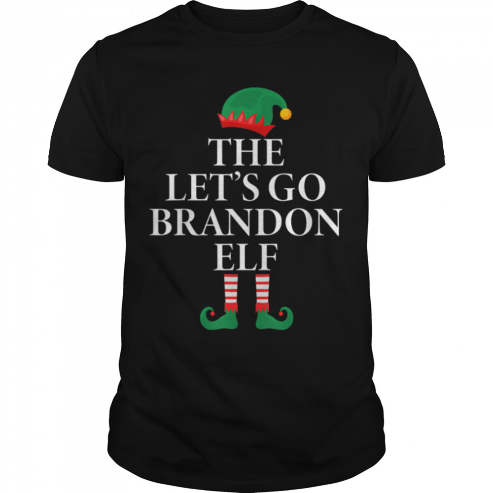 The Let's Go Brandon Elf Anti Biden Funny Christmas T-Shirt B09JWRGC4W