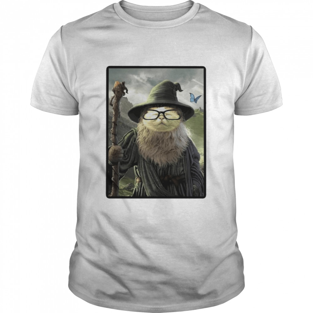 The Lord of The Rings Gandalf cat shirt Classic Men's T-shirt