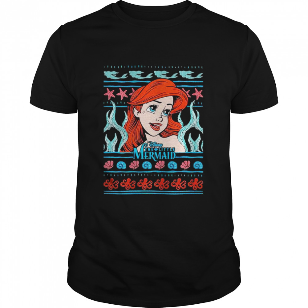 disney The Little Mermaid ariel Christmas shirts