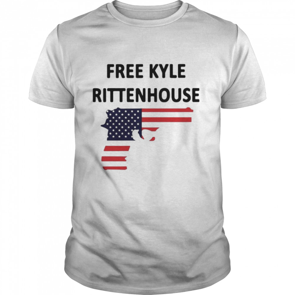 Gunss Frees Kyles Rittenhouses Americans flags shirts
