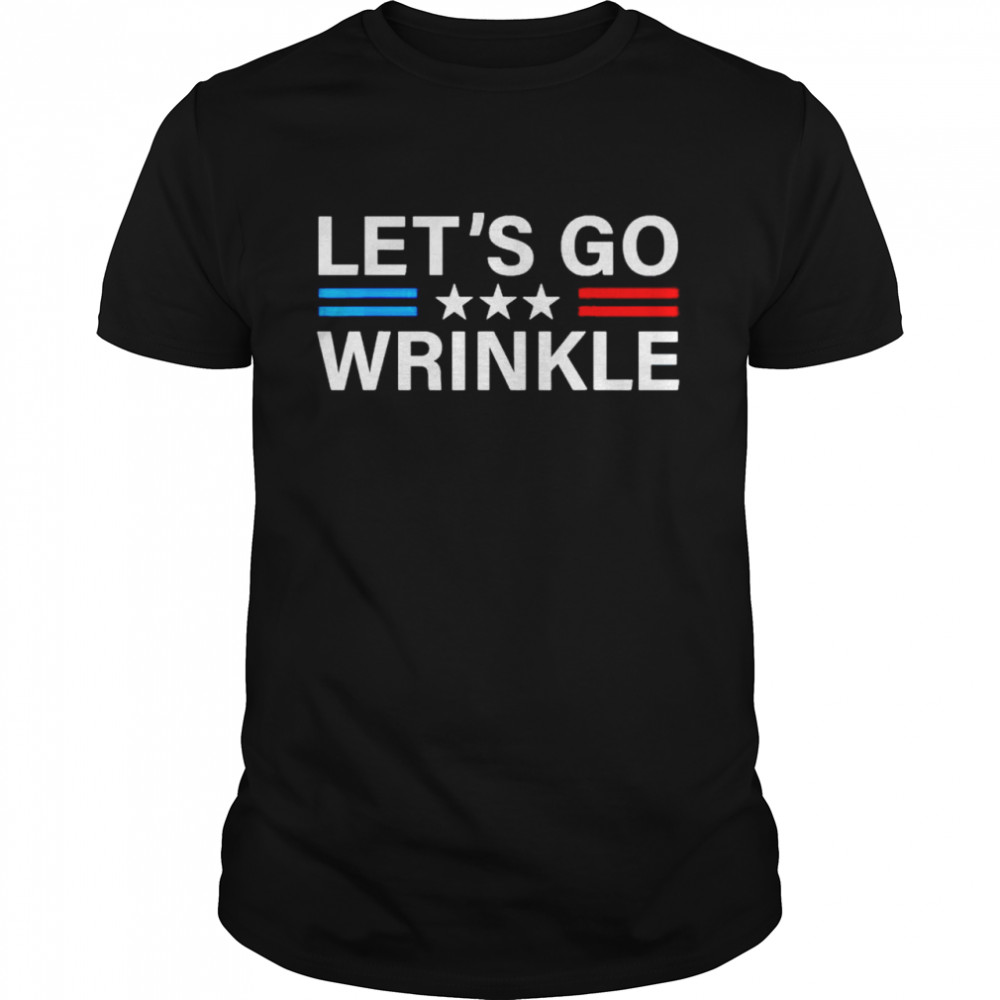Lets Go Wrinkle US Flag shirt