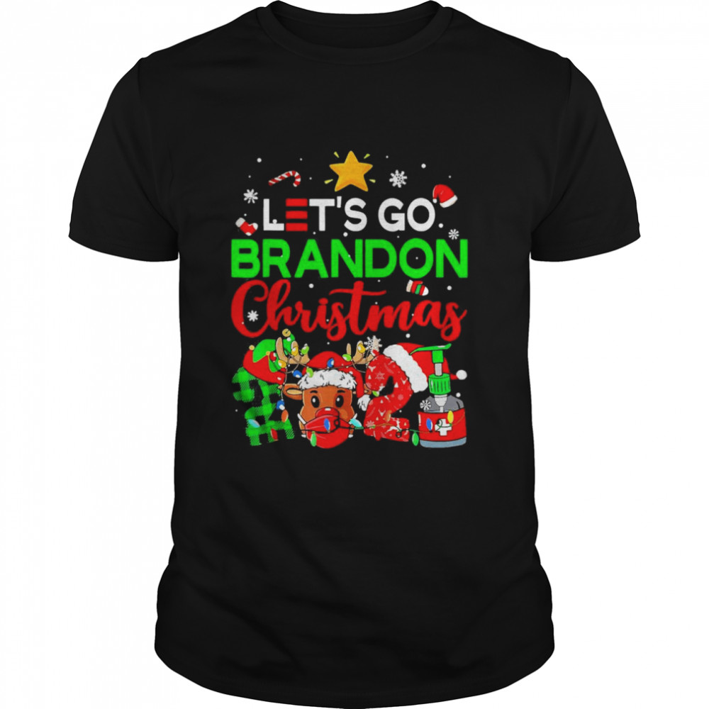 Merry Christmas Santa 2021 Lets Go Brandon Xmas Sweater s– Anti Covid 19s
