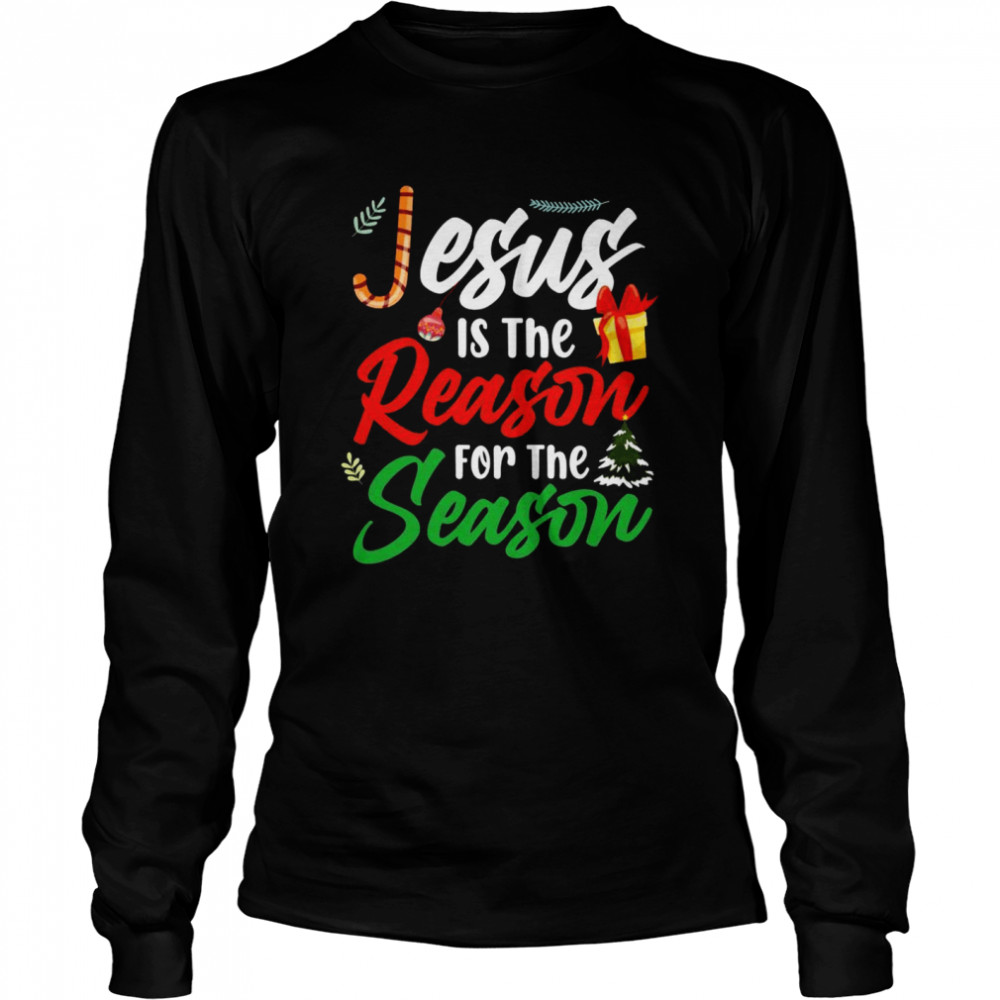 Jesus ist der Grund für die Saison Weihnachten Neujahr Long Sleeved T-shirt