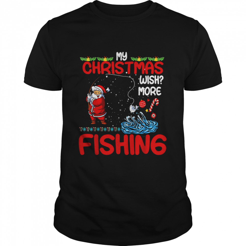 Merry Fishmas Fishing Ugly Christmas Boy Classic Men's T-shirt