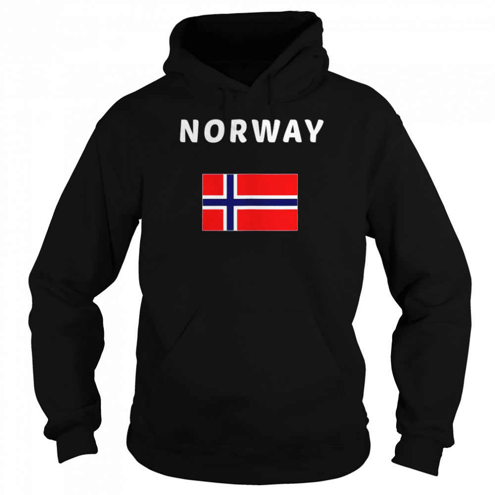 Norway Norwegian Travel Flag Aussie Unisex Hoodie