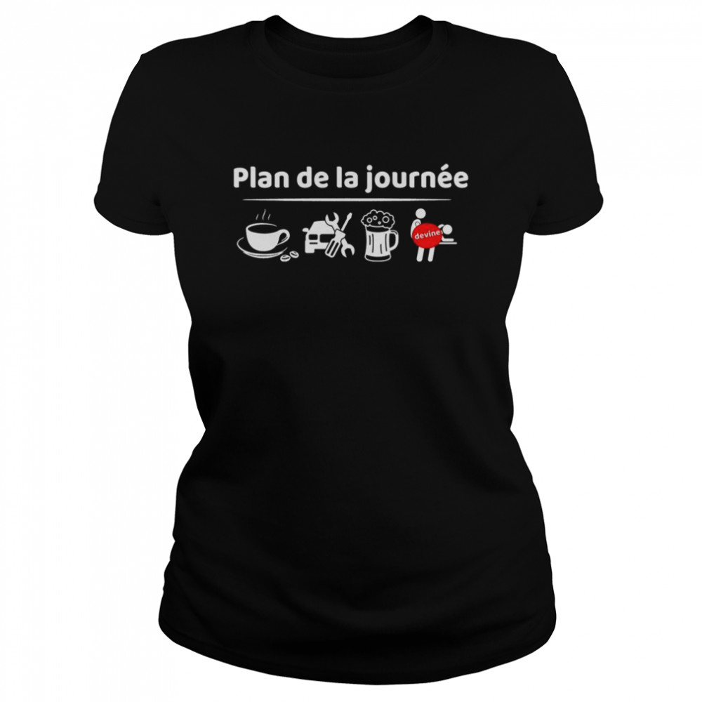 Plan de la journee shirt Classic Women's T-shirt