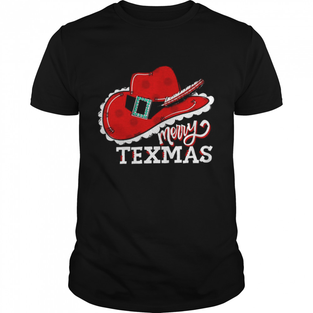 Tex Hat Merry Texmas Christmas Classic Men's T-shirt