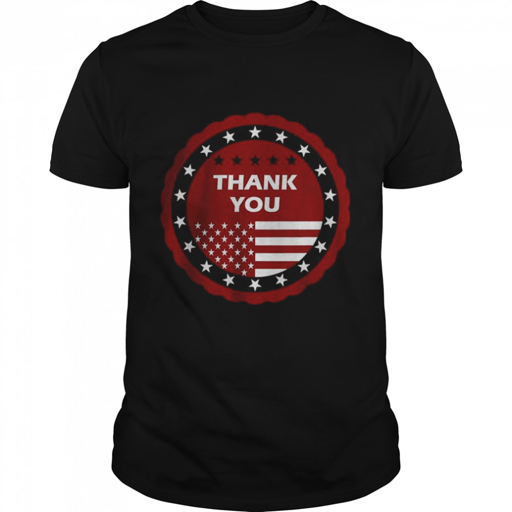 Thank you veterans day American flag For man and women T- Classic Men's T-shirt