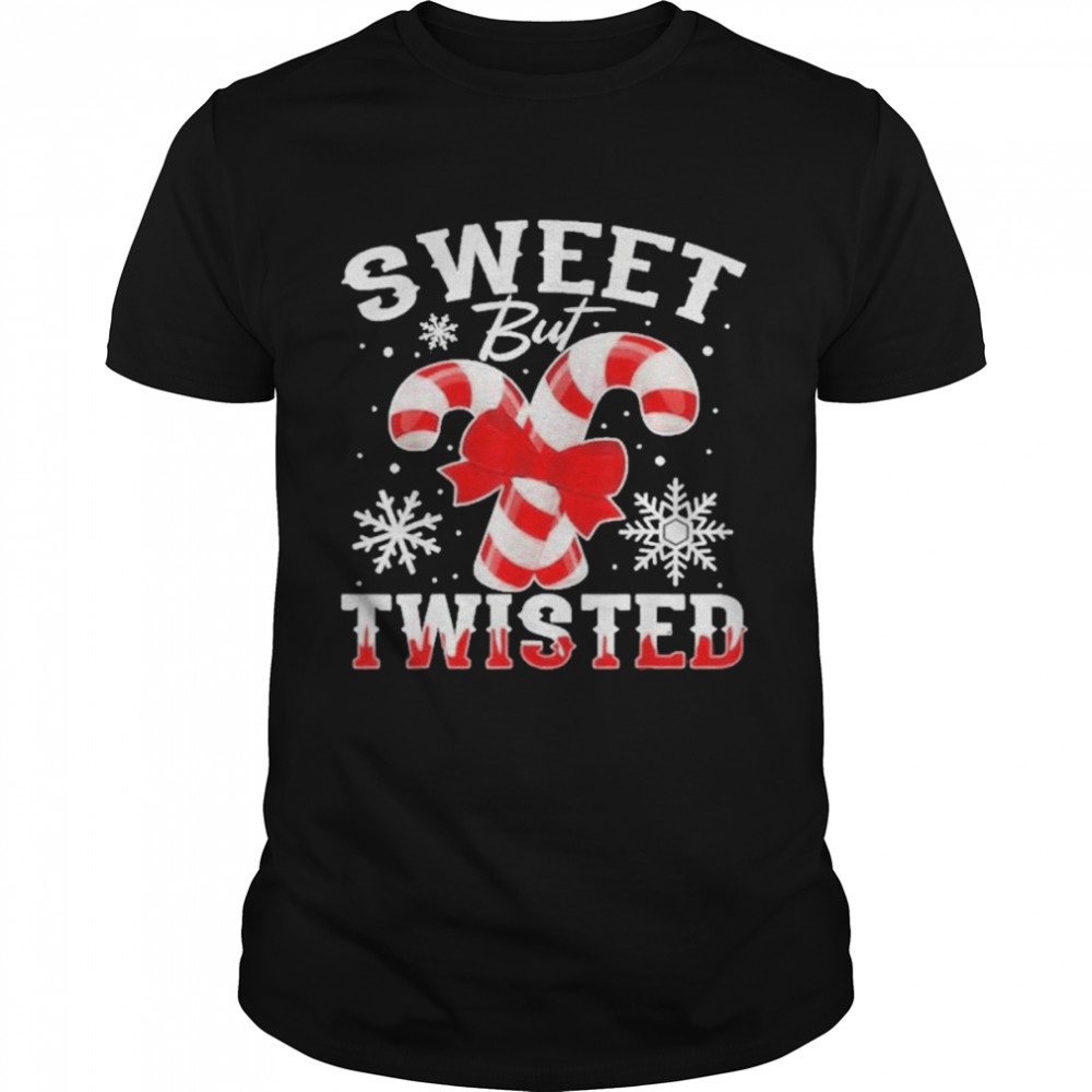 Candy Cane Sweet But Twisted Merry Christmas shirt Classic Men's T-shirt