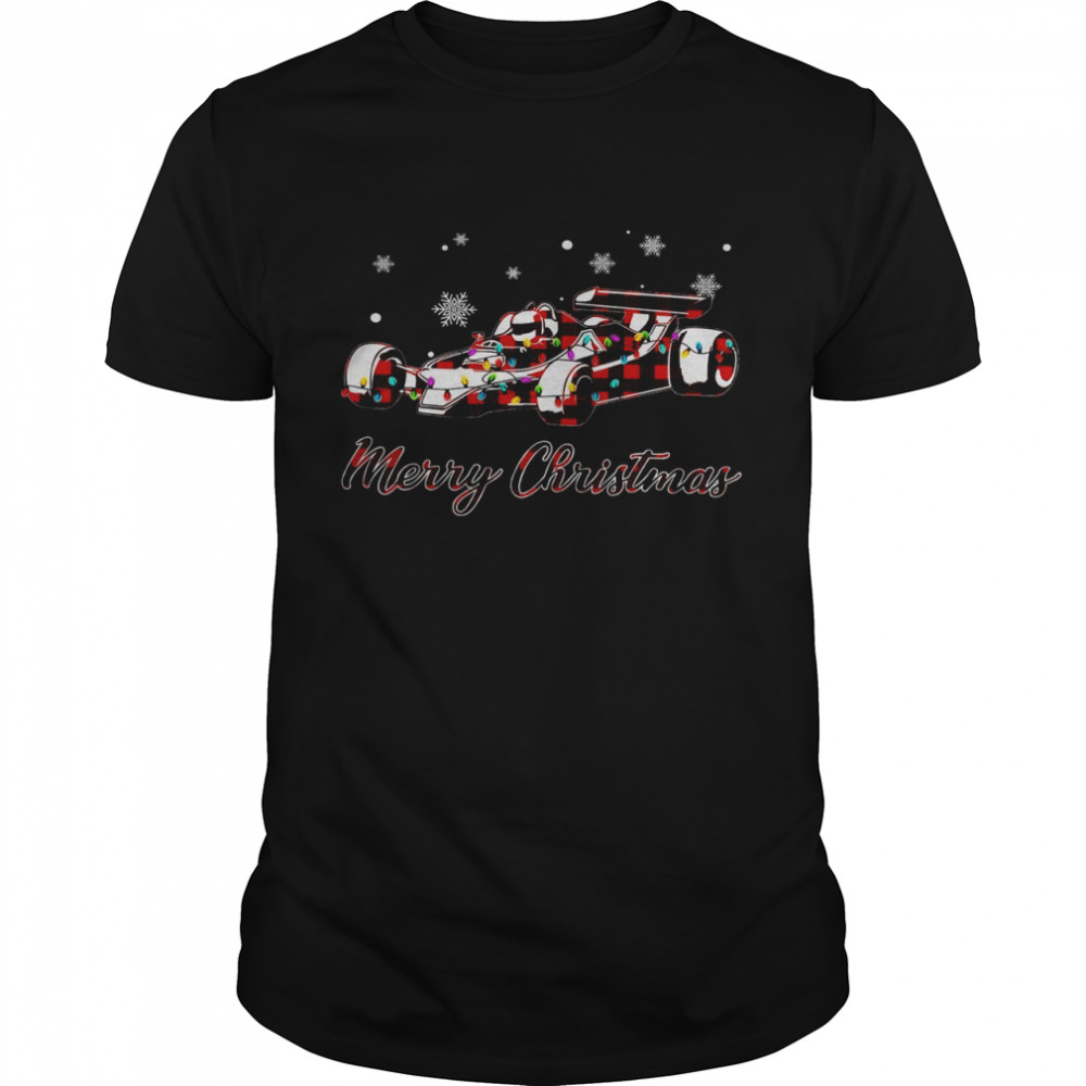 Racing Merry Christmas Classic Men's T-shirt