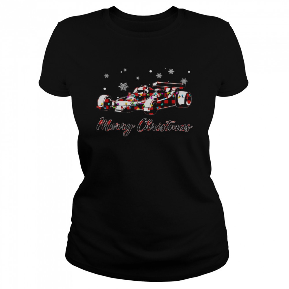 Racing Merry Christmas Classic Women's T-shirt