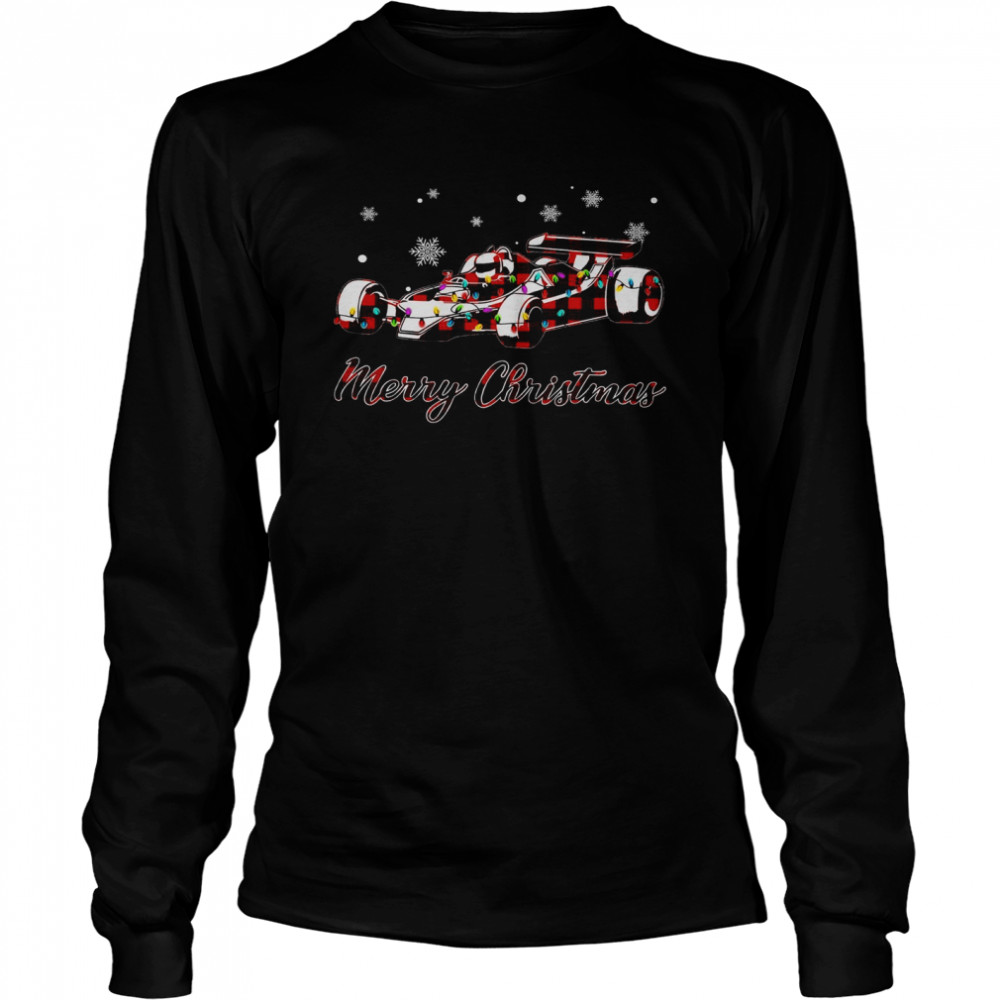 Racing Merry Christmas Long Sleeved T-shirt