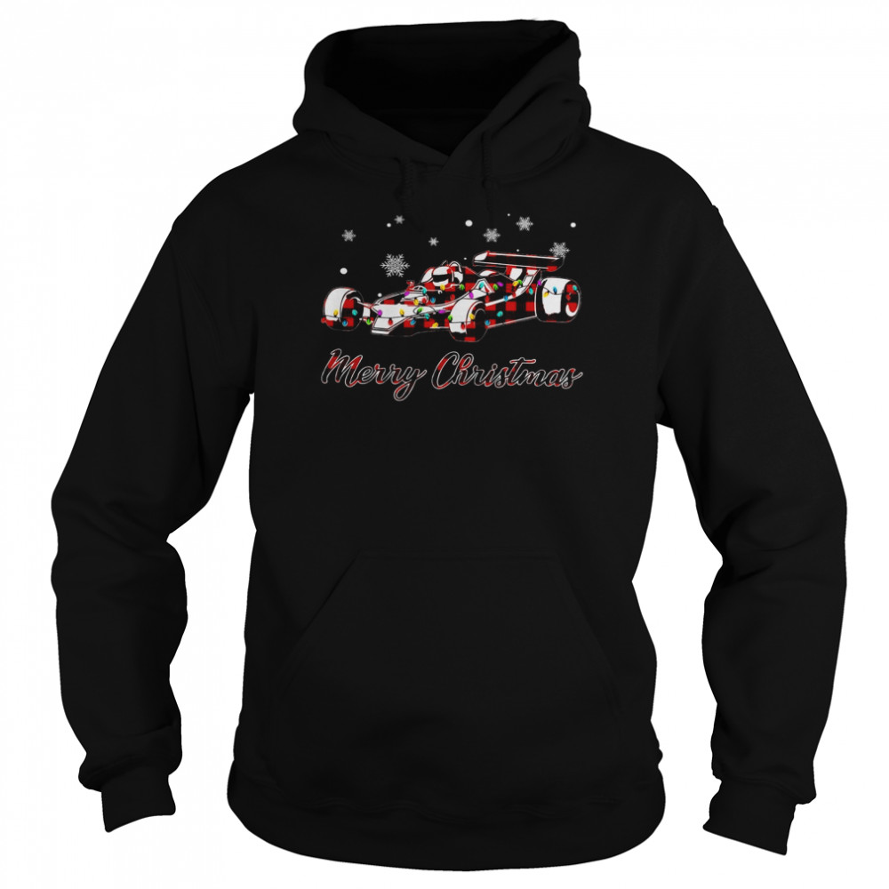 Racing Merry Christmas Unisex Hoodie