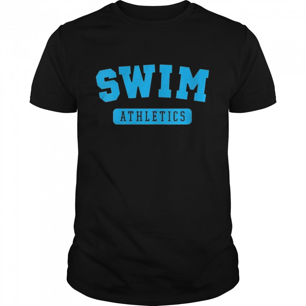 Swim Athletics Blue Sporty Swimmer Classic Men's T-shirt