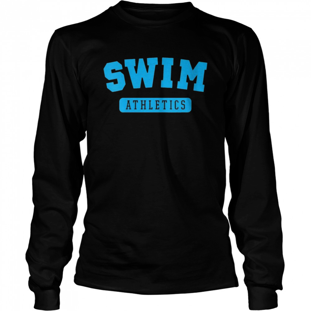 Swim Athletics Blue Sporty Swimmer Long Sleeved T-shirt