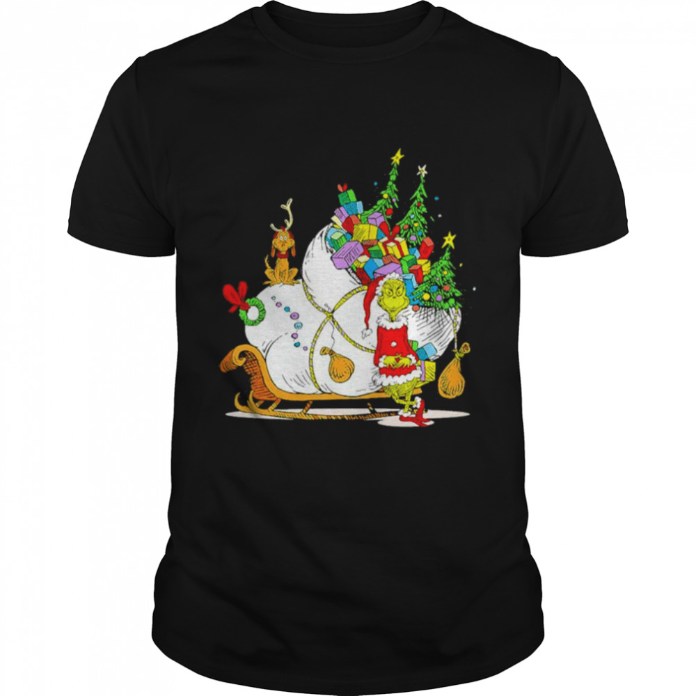 The Grinch and Max Merry Christmas 2021 shirt