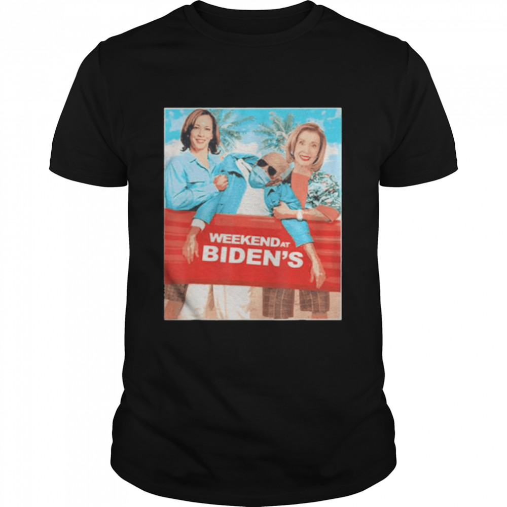 Weekend at Biden’s Joe biden kamala harris and nancy pelosi shirt Classic Men's T-shirt