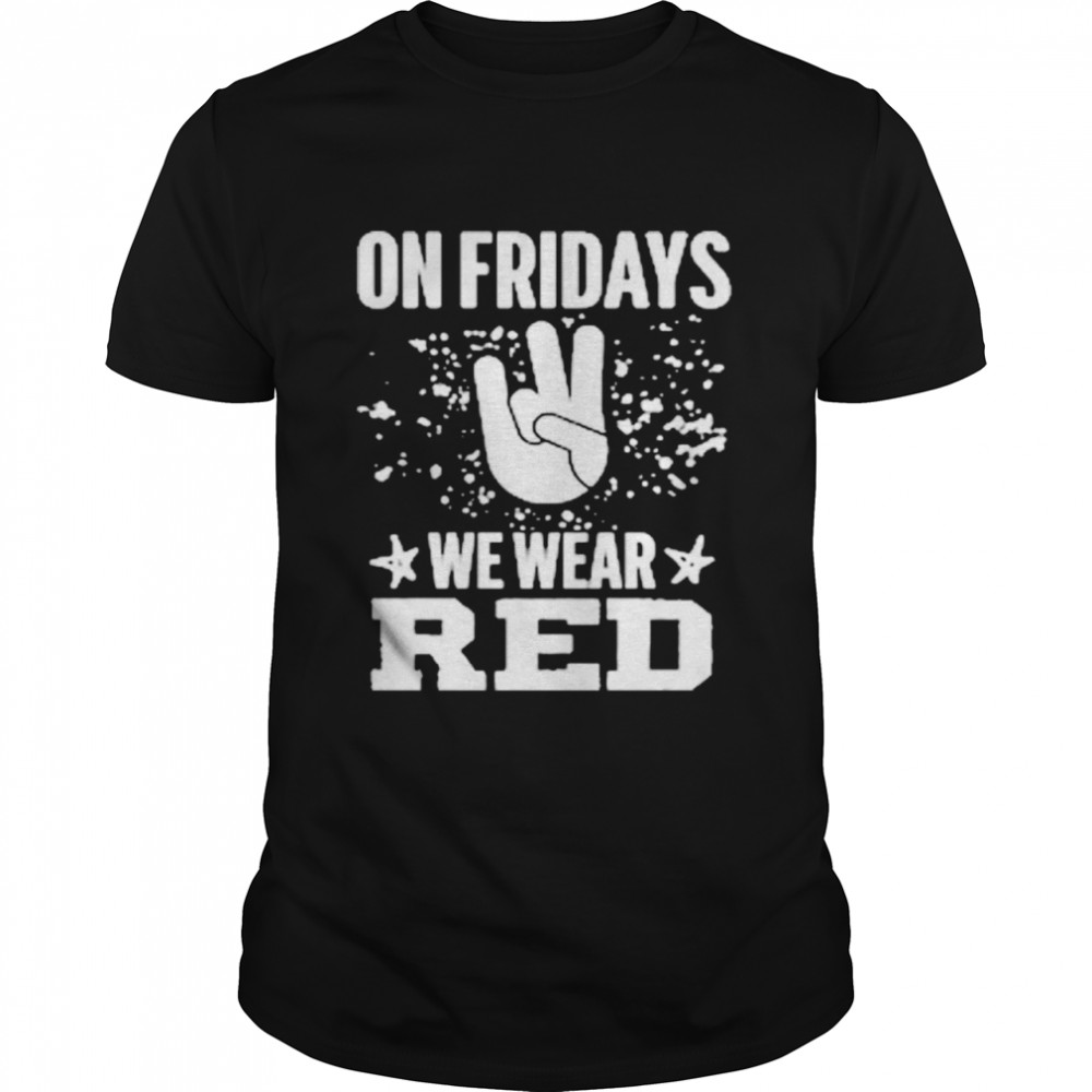Cougar Red On Fridays We Wear Red Shirt