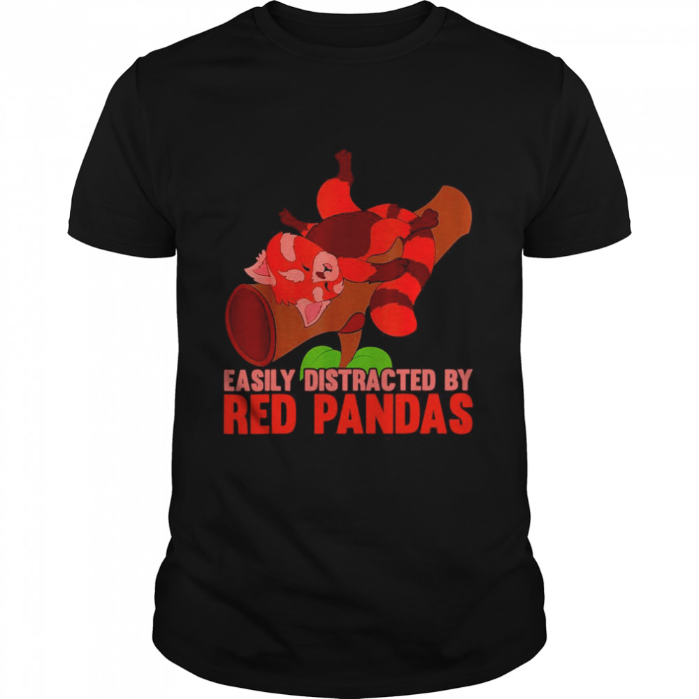 Zoo Animal Easily Distracted By Red Pandas  Classic Men's T-shirt