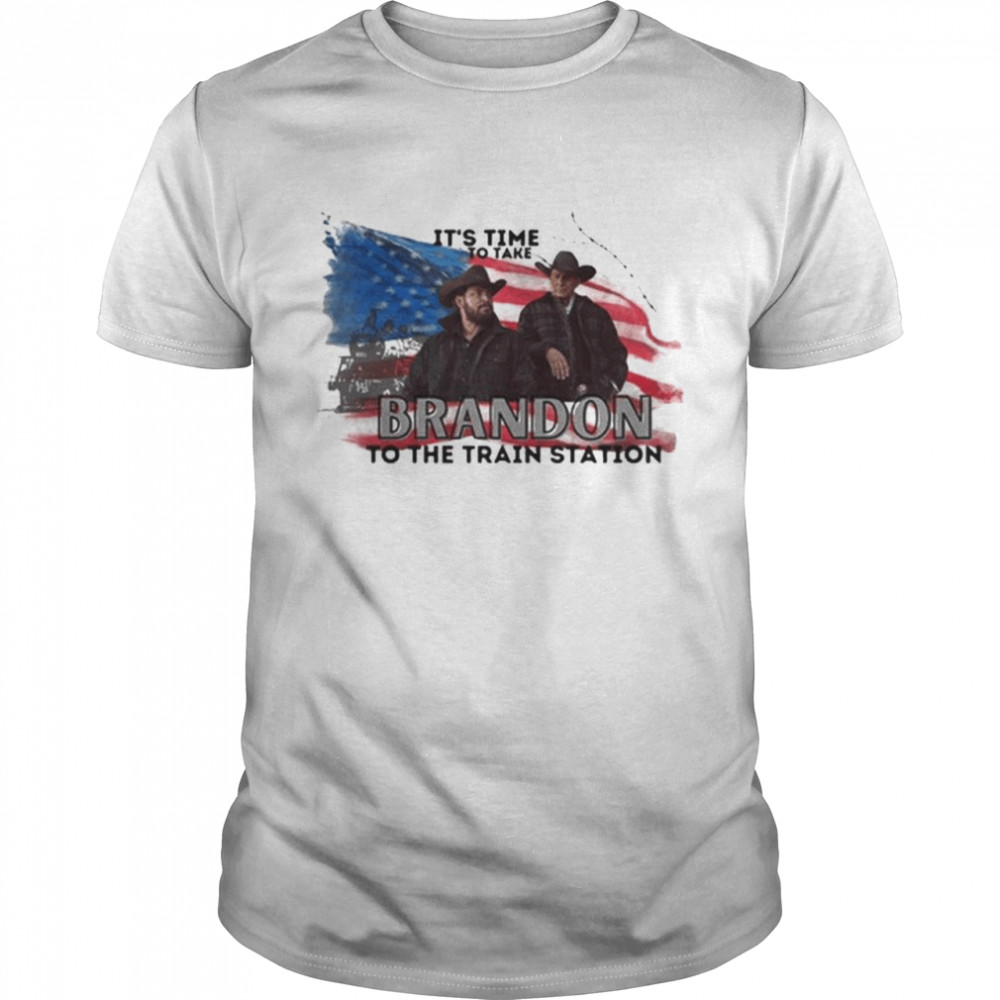 Its’ss times tos takes Brandons tos thes trains stations shirts