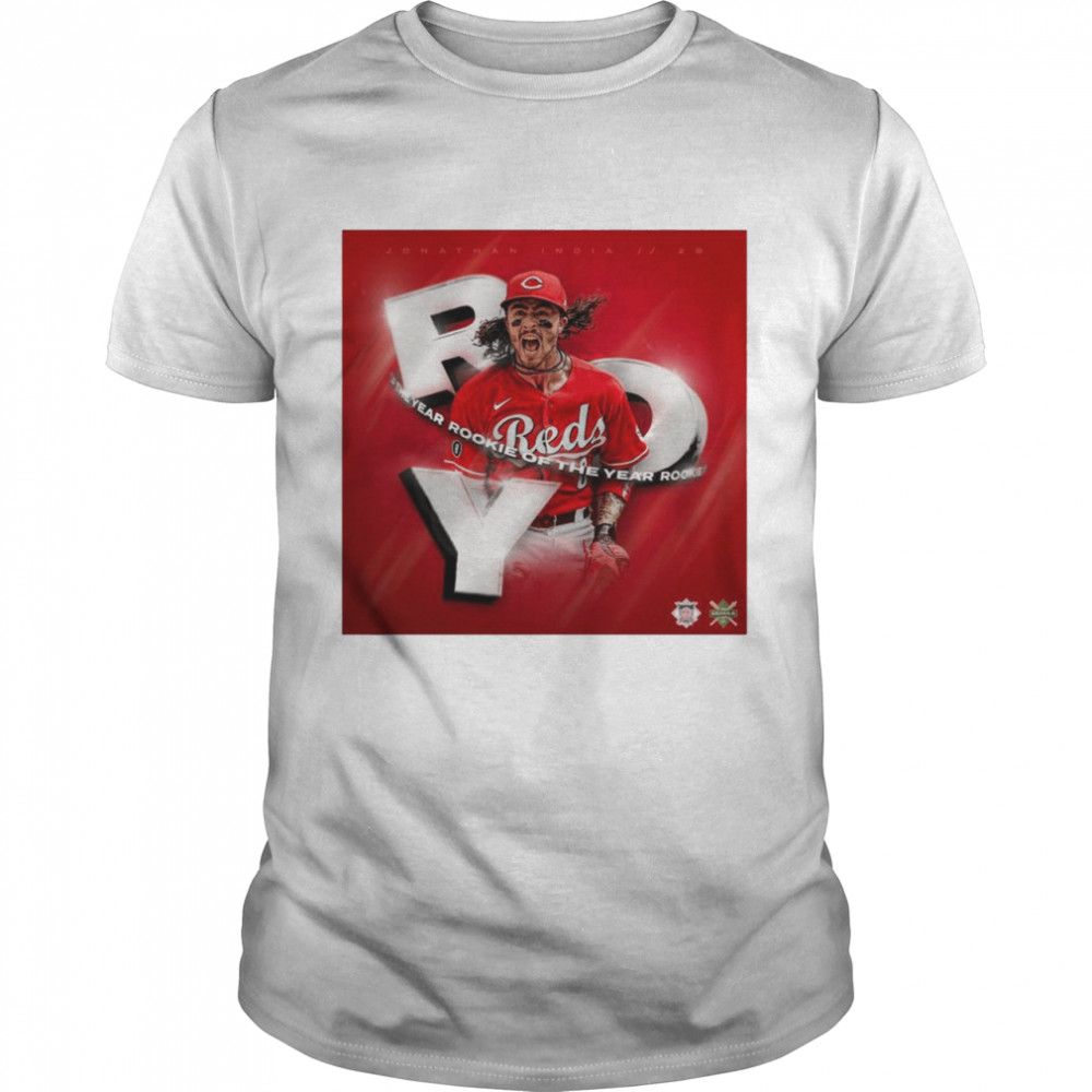 Jonathan India 2021 National League Rookie Of The Year Cincinnati Reds Shirts