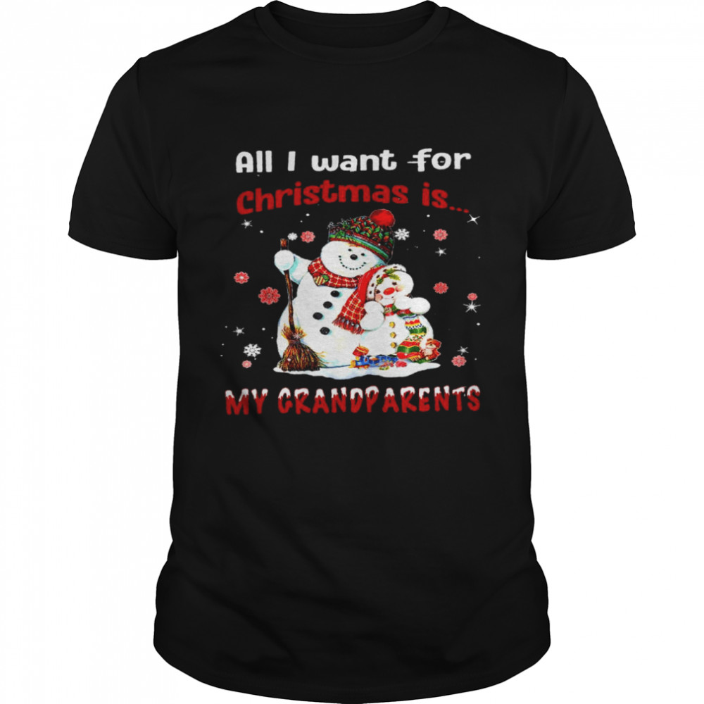 All i want for christmas is my grandparents shirt Classic Men's T-shirt All i want for christmas is my grandparents shirt Classic Men's T-shirt
