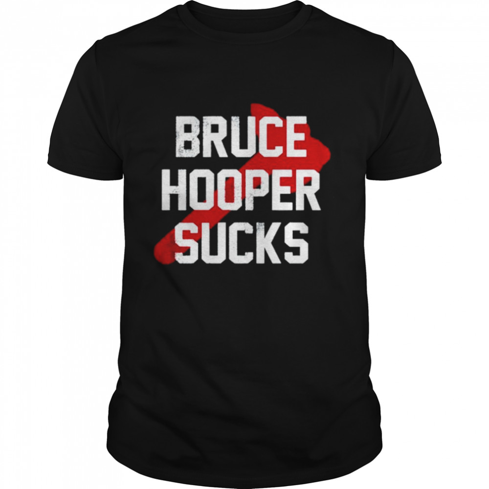 Bruce Hooper Sucks Braves shirt Classic Men's T-shirt