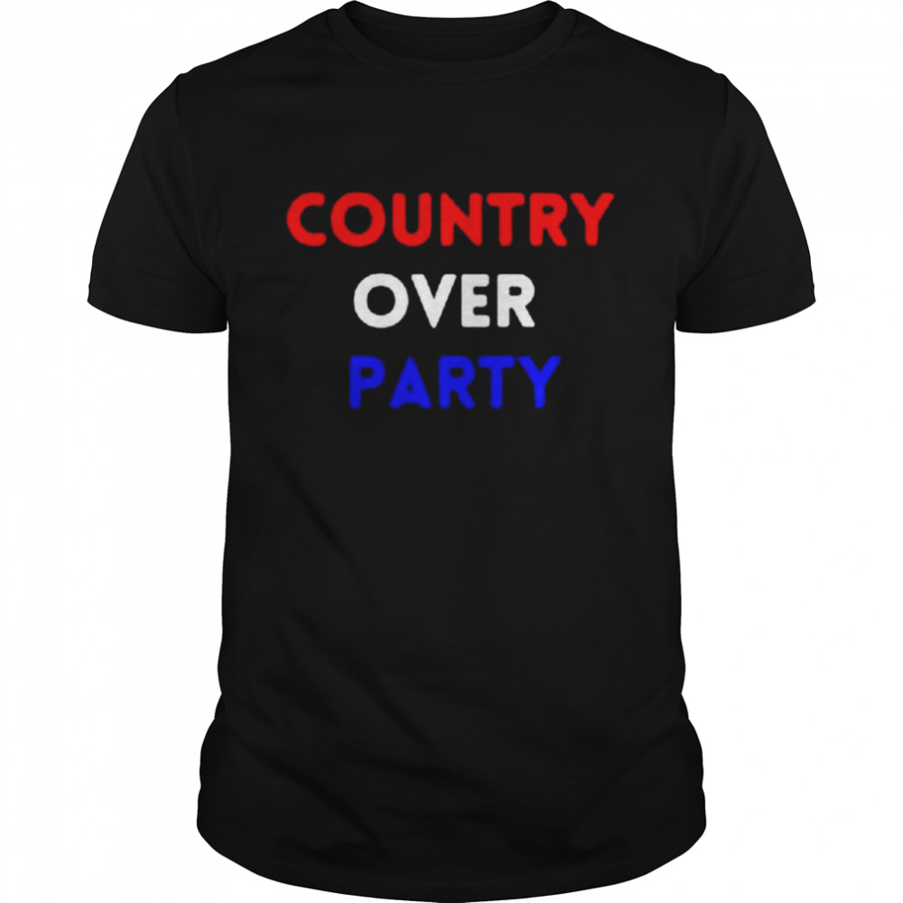Country over party shirt