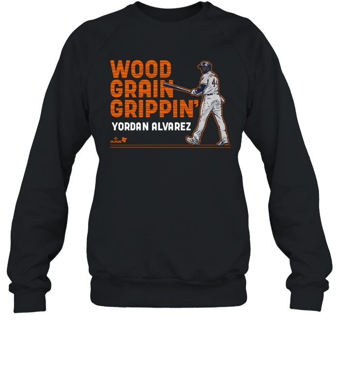 Yordan Alvarez Wood Grain Grippin' Unisex Sweatshirt