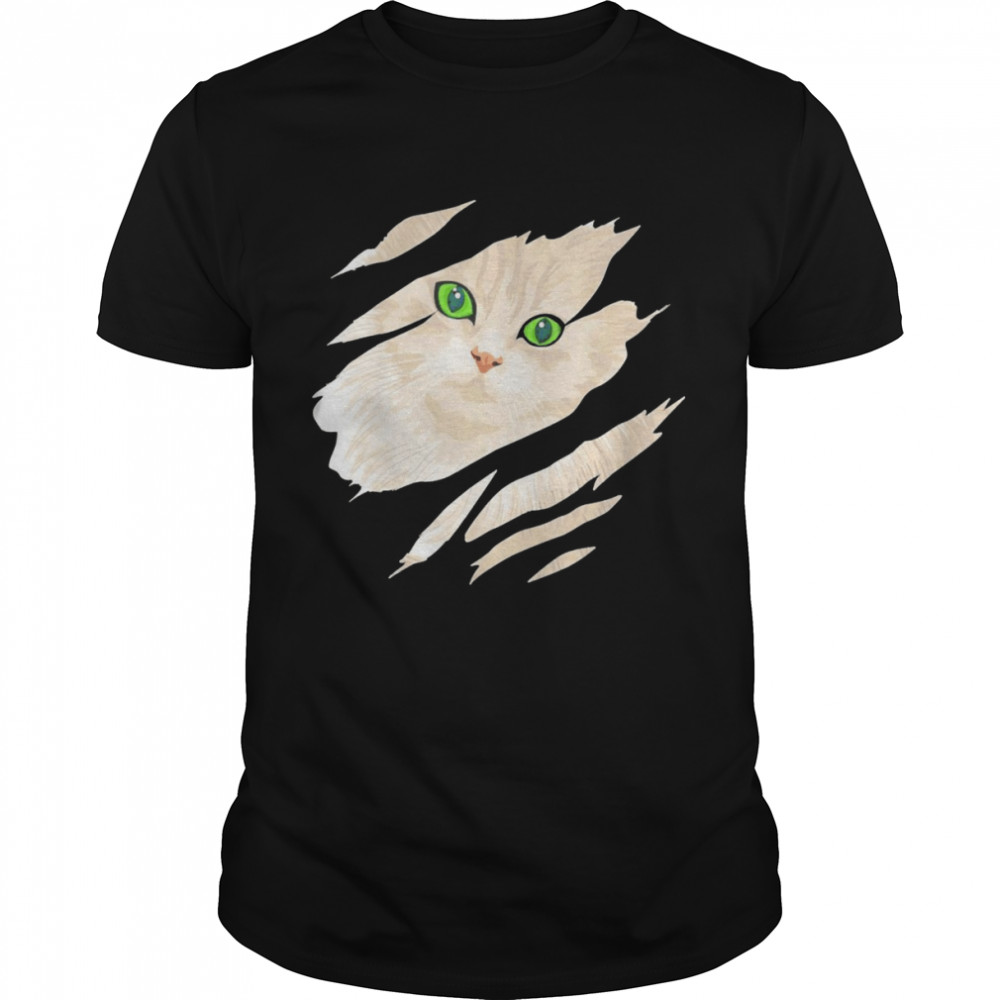 Cat Torn Cloth Shirts