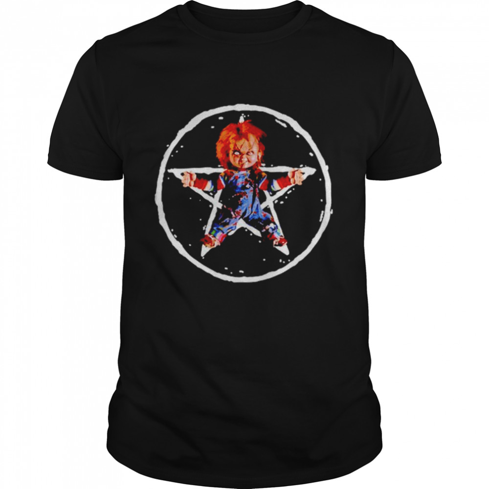 Chucky childs play pentagram shirts