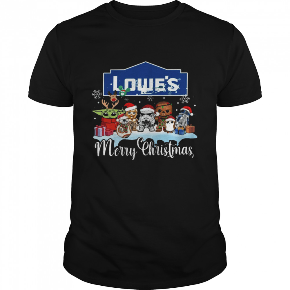 Lowes’s merry christmas star wars shirts